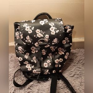 Wild Fable Black with Floral Backpack